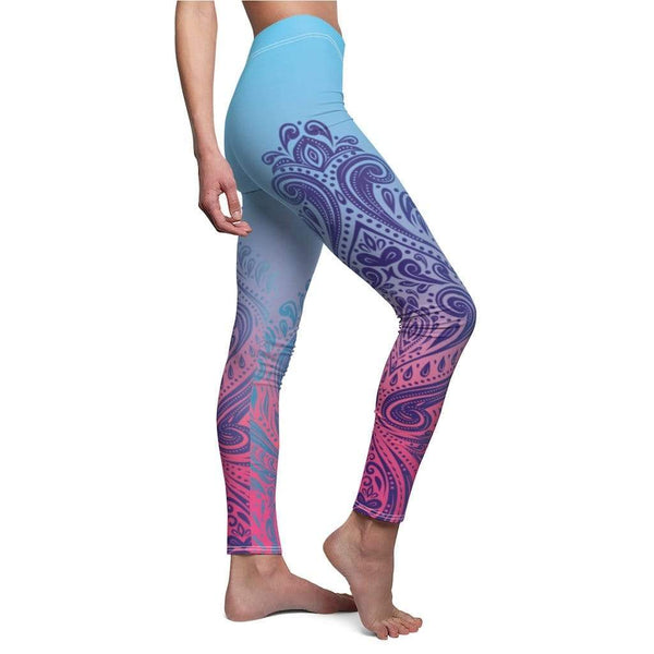 Kunst und Magie Damen Yoga Leggings Atmungsaktive Tie Dye Batik Yogahose |  Kunst und Magie