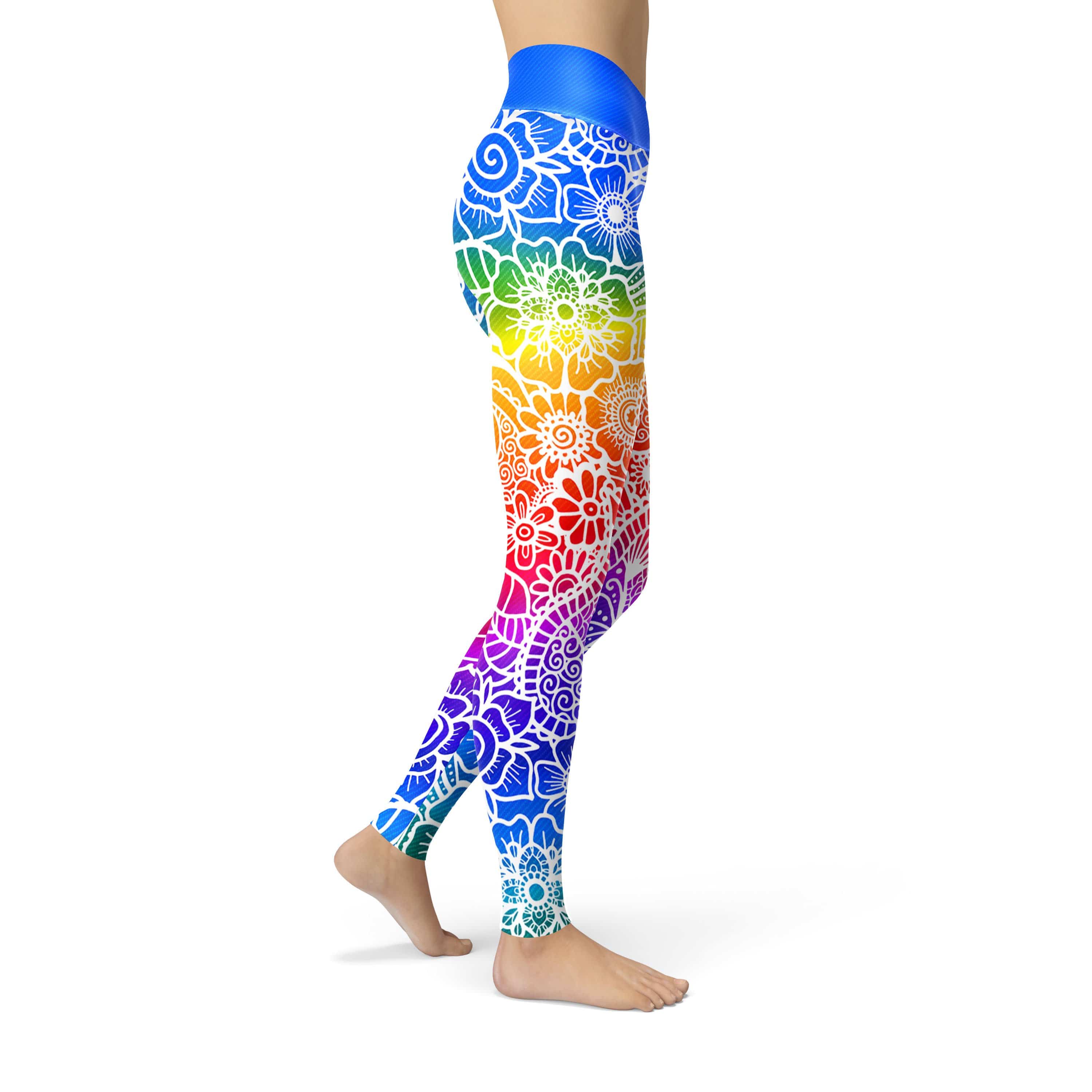 Rainbow Yoga Pants